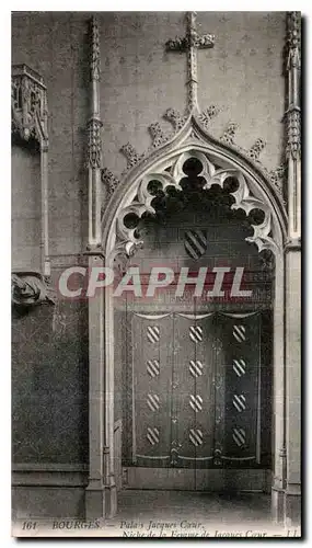 Cartes postales Bourges Palais Jacques Coeur Niche de la Femme de Jacques Coeur