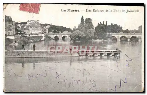 Cartes postales La Marne Les Ecluses et le Pont de Joinville