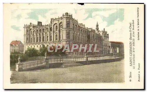 Cartes postales Saint Germain Seine & Oise Le Chateau XVI Cote Nord Est