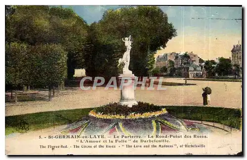 Cartes postales St Germain en Laye Le Parterre Le Rond Point des Roses