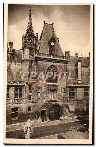 Ansichtskarte AK Bourges Cher L'Hotel de Jacques Coeur La Facade