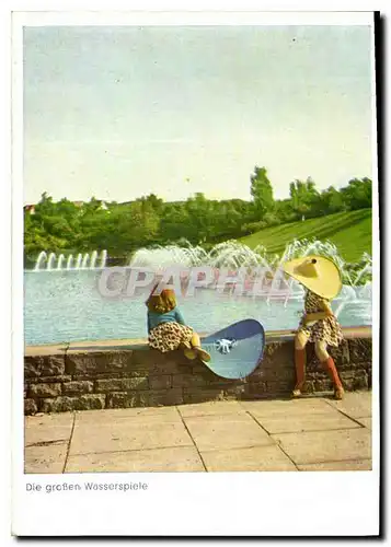 Cartes postales moderne Hohenpark Killesberg Die groben Wasserspiele