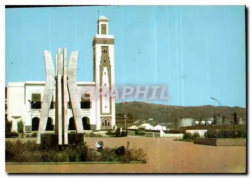 Moderne Karte Skikda L'Hotel de Ville et la Place