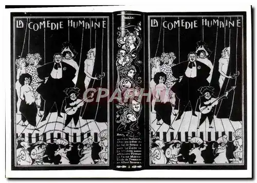 Cartes postales moderne La Comedie Humaine  Balzac