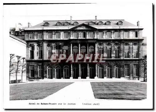 Moderne Karte Hotel de Rohan Facade sur le Jardin