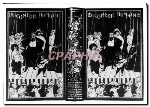 Cartes postales moderne La Comedie Humaine Balzac