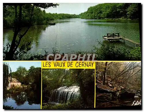 Cartes postales moderne La Vallee de Chevreuse Les Vaux de Cernay Yvelines Le grand etang de Cernay L'etang du vieux mou