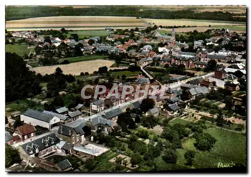 Cartes postales moderne Flavy le Martel Aisne Vue aerienne Rue Andre Brule