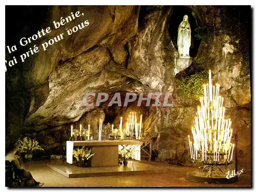 Cartes postales moderne Lourdes La Grotte Miraculeuse