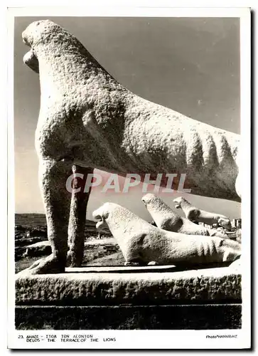 Moderne Karte Delos The Terrace of the Lions