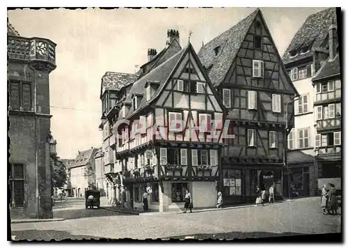 Moderne Karte Colmar La Grand Rue L'Auberge Au Fer Rouge