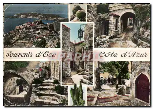 Cartes postales moderne Souvenir d'Eze Cote d'Azur