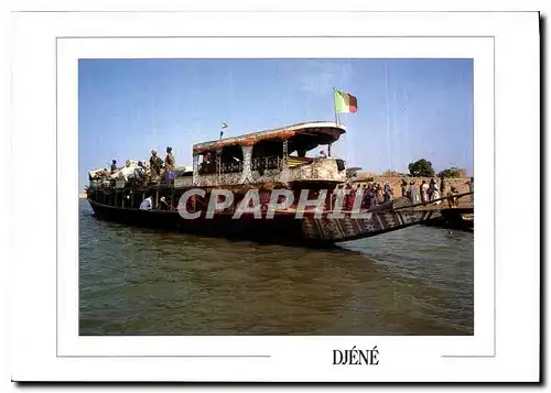 Moderne Karte Djene Pirogue de transport sur le fleuve Niger