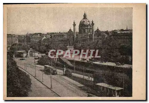 Moderne Karte Wien Karlskirche