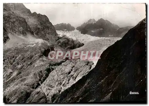 Cartes postales moderne Pic de Neige Cordier et le Glacier Blanc vus de Cezanne