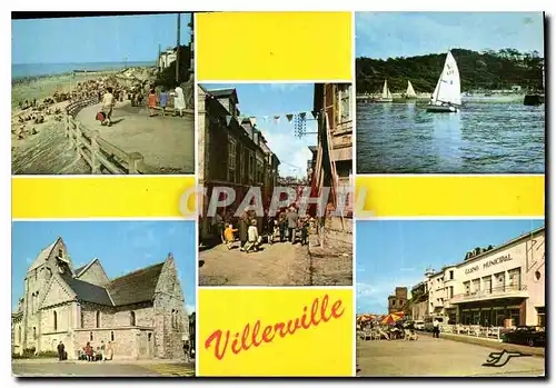 Cartes postales moderne Normandie France Villerville La Plage Club Nautique