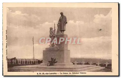 Ansichtskarte AK ND de Lorette La Statue du General Maistre