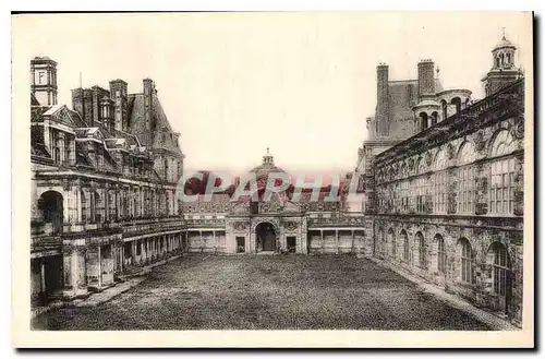 Cartes postales Chateau de Fontainebleau La Cour Ovale