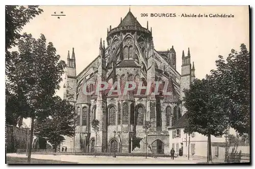 Ansichtskarte AK Bourges Abside de la Cathedrale