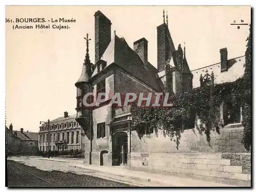 Ansichtskarte AK Bourges Le Musee Ancien Hotel Cujas