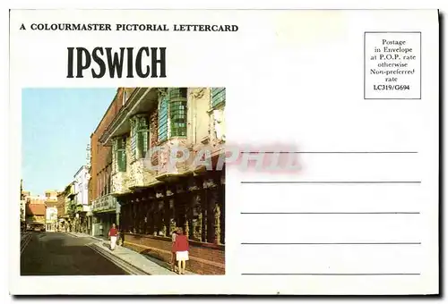 Cartes postales moderne Ipswich Butter Market and Ancient House
