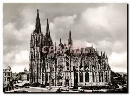 Cartes postales moderne La Cathedrale de Cologne vue de cote sud