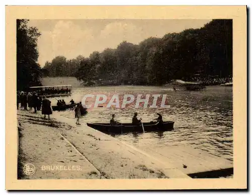 Moderne Karte Bruxelles Bois de la Cambre Le lac