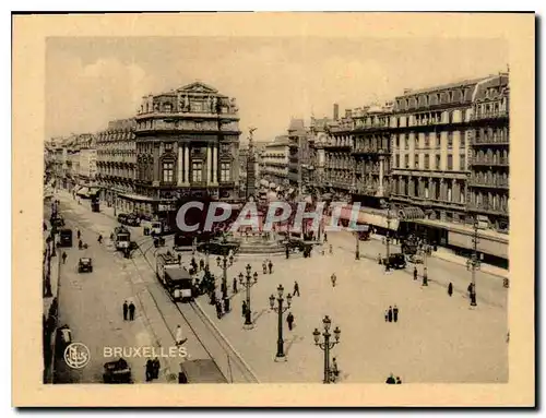 Cartes postales moderne Bruxelles Place de Brouckerr