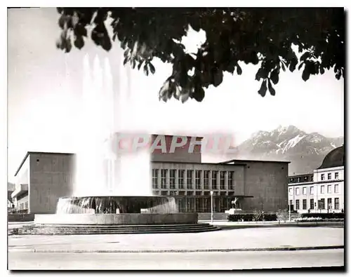 Moderne Karte Luzern Wagenbachbrunnen u Kunsthaus