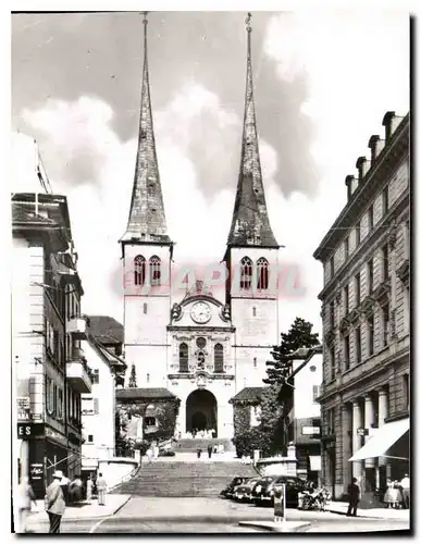 Cartes postales moderne Luzern Hotkirche