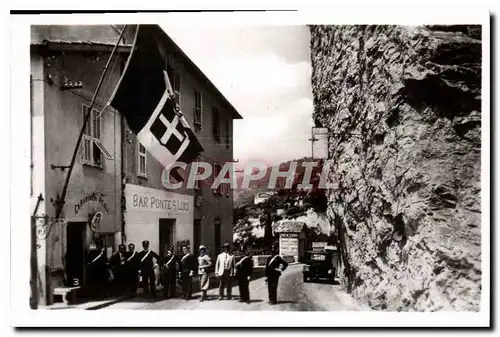 Cartes postales moderne France Italie Frontiere