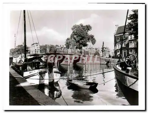 Moderne Karte Amsterdam Vue sur l'Amstel et Keizers gracht