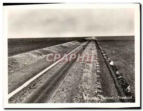 Moderne Karte Afsluitdijk Holland Freisland