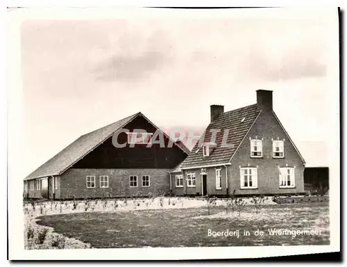 Moderne Karte Afsluitdijk Boerderij in de Weiringermeer