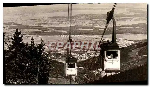 Cartes postales moderne Schauinslandbahn Blick nach Freiburg