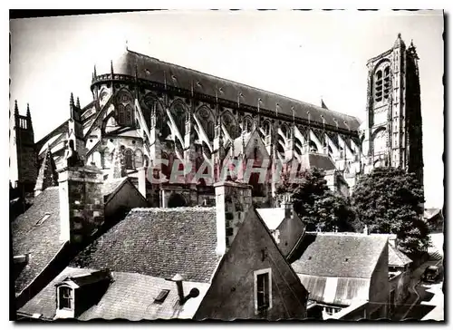 Moderne Karte Cathedrale St Etienne de Bourges Vue inedite de la Cathedrale