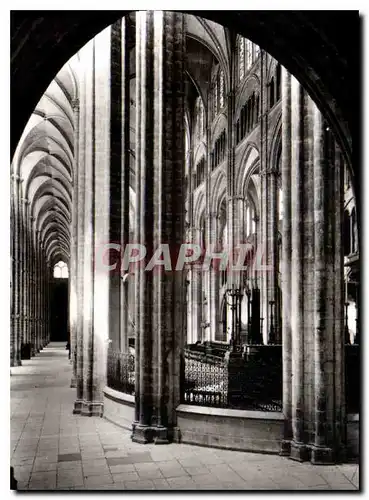 Moderne Karte Cathedrale St Etienne de Bourges Deambulatoire et Nets