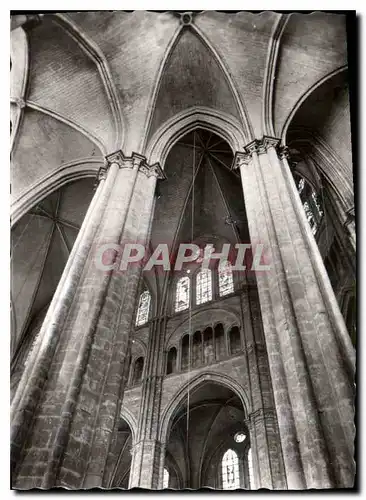 Moderne Karte Cathedrale St Etienne de Bourges Piliers Voutes et Vitraux