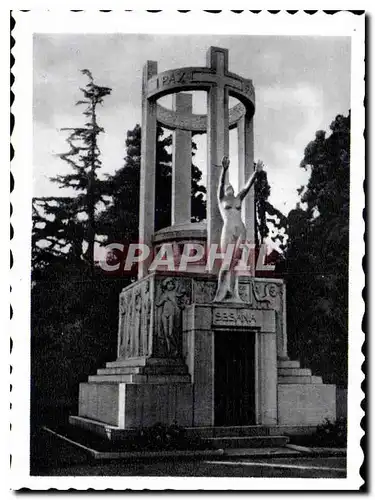 Cartes postales moderne Milano Cimitero Monumentale Monumento Famiglia Sesana