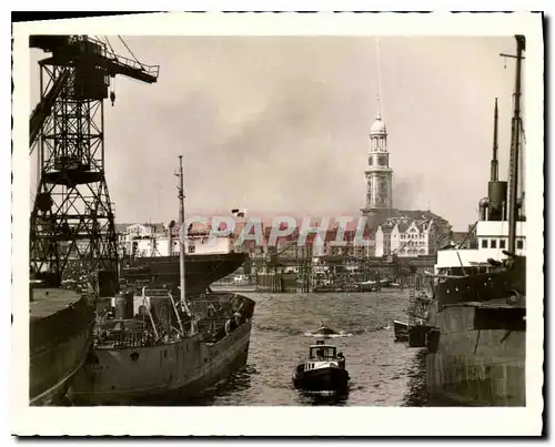 Moderne Karte Hamburg Hafen