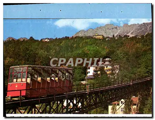 Cartes postales moderne Olympiastadt Innsbruck Tirol Hungerburgbahn