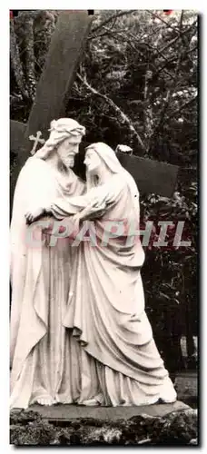 Moderne Karte Calvaire de Pontchateau  Station Jesus Rencontre sa Sainte Mere