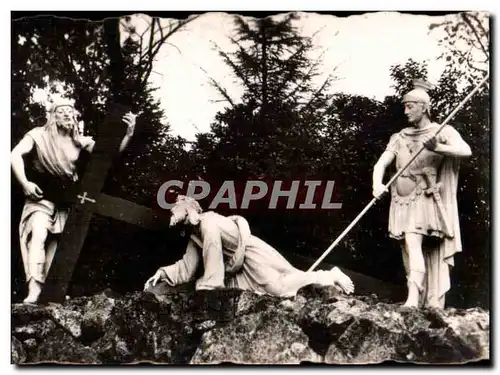 Moderne Karte Calvaire de Pontchateau  Station Jesus Tombe pour la deuxieme fois