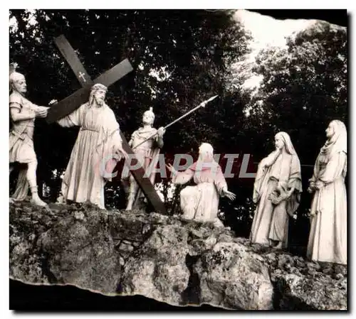 Moderne Karte Calvaire de Pontchateau  Station Jesus Console les Saintes Femmes