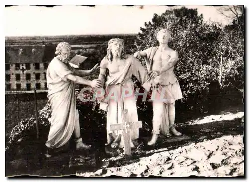 Moderne Karte Calvaire de Pontchateau  Station Jesus est depouille de ses vetements