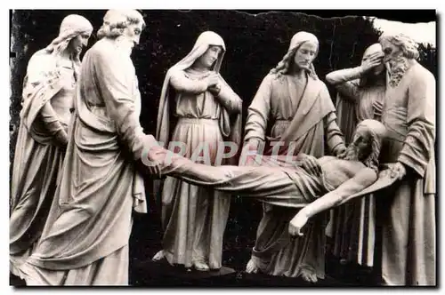 Moderne Karte Calvaire de Pontchateau  Station Jesus est mis au Tombeau
