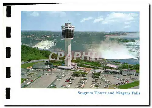 Cartes postales moderne Seagram Tower and Niagara Falls