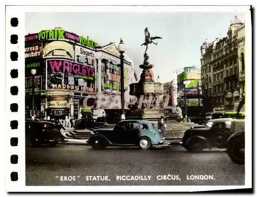 Moderne Karte Eros Statue Piccadilly Circus London