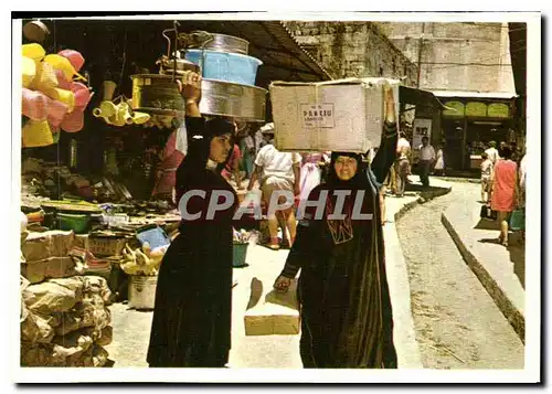 Cartes postales Nazareth Le Marche Vie animee de la rue