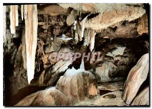 Cartes postales moderne Les Pyrenees Les Grottes de Betharram Jeanne d'Arc et Salle des Lustres